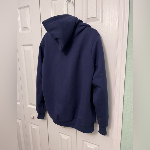 Carhartt Dark Blue Full-Zip Hoodie - Picture 6 of 9